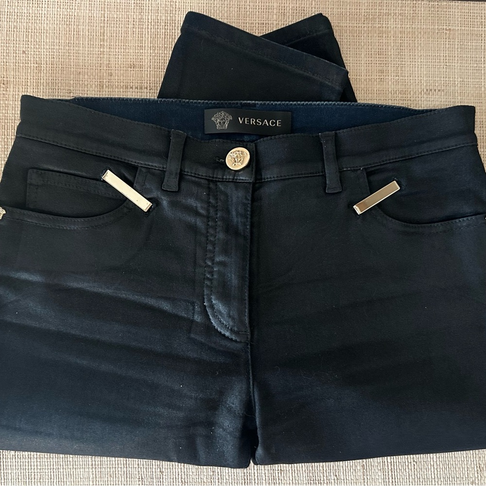 Versace Black Skinny Jeans Premium Denim